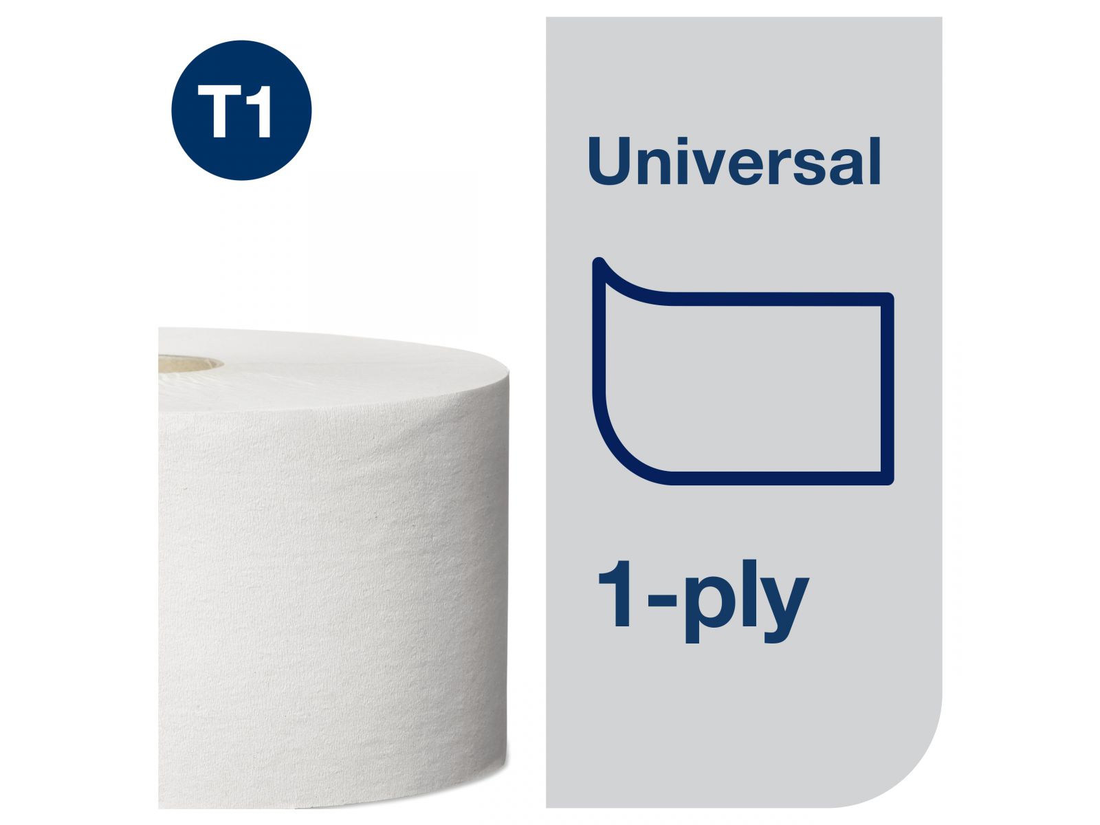 Papier toaletowy Maxi Tork 120160 Universal T1 x6 480m